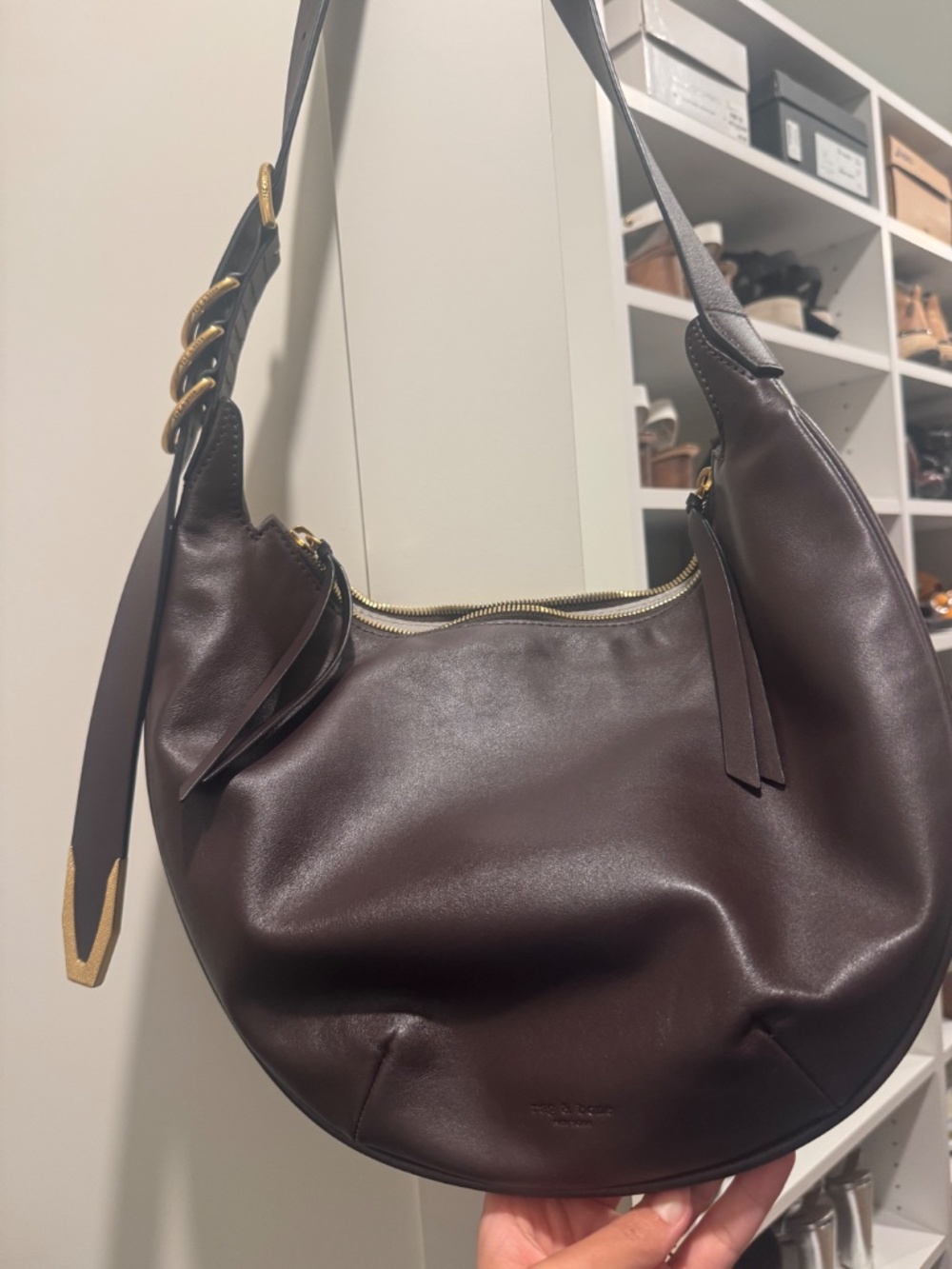 Spire Crossbody Hobo Bag, Medium - Picture 9 of 15